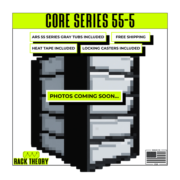 Core 55-5 PVC Reptile Rack