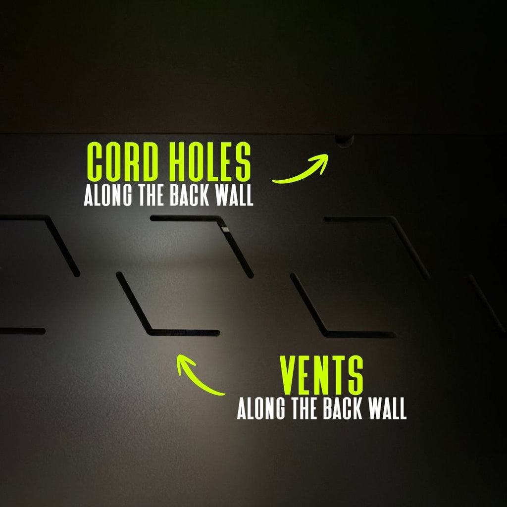 4x2x2 PVC Reptile Habitat with Swing-Open Doors | Rack Theory